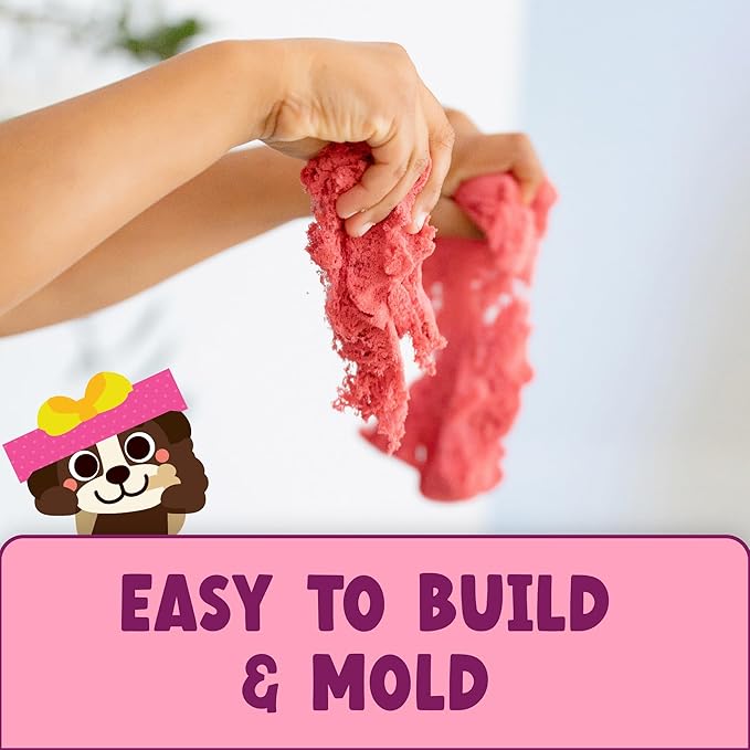 Chuckle & Roar - Grand Sand Valentine Puppy 3 Pack - Arts and Crafts - Fun for Toddlers - Safe and allergen Free - at Home or Classroom Gift