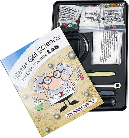 The Purple Cow Crazy Scientist Water Gel Science - Science Kits for Young Researchers. for Learning & Education - STEM Educational Games for Kids, Boys & Girls, with Instructions