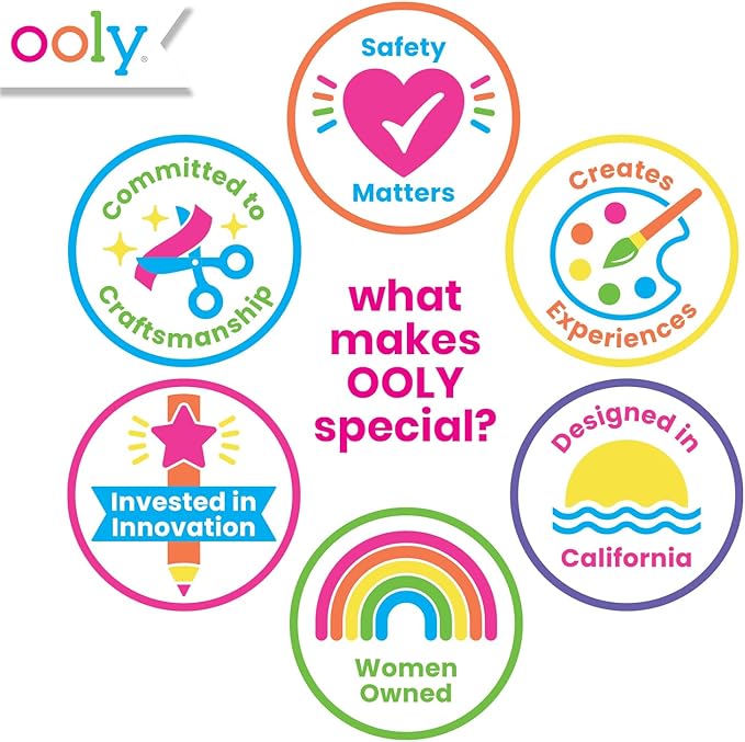 Ooly Mini Scratch & Scribble Art Kit - 6 Card Rainbow Scratch Art Set Gifts for Kids, Travel-Friendly Craft Kit, Scratching Tool Included - Safari Party
