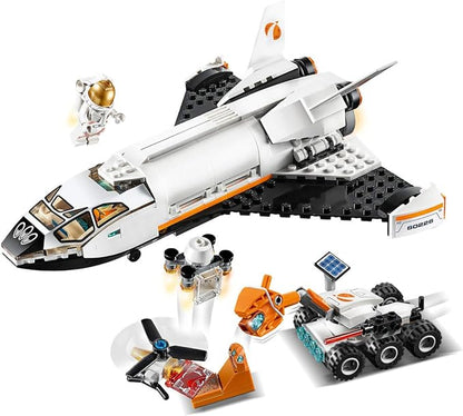 LEGO City Space Mars Research Shuttle 60226 Space Shuttle Toy Building Kit with Mars Rover and Astronaut Minifigures, Top STEM Toy for Boys and Girls, New 2019 (273 Pieces)