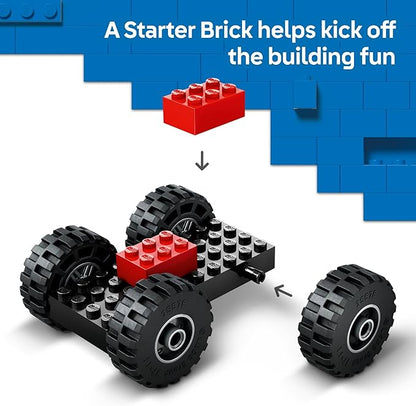 LEGO City Yellow Construction Wheel Loader Building Sensory Toy - Construction Vehicle Toy for Toddlers, Boys and Girls, Ages 4+ - Educational, Learning Gift Idea for Preschoolers - 60450