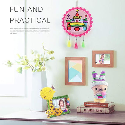 Funny Poop Floam Clay 6 Colors Modeling Foam Beads Play Kit for Kids Educational Magic Clay DIY Art Crafts Never Dries Out Preschool Toys Motor Skills