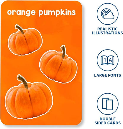 Skillmatics Thick Flash Cards for Toddlers - Letters, Numbers, Shapes & Colors, Montessori Toys & Games, Preschool Learning Activities, Gifts for Kids Ages 1, 2, 3, 4 Years