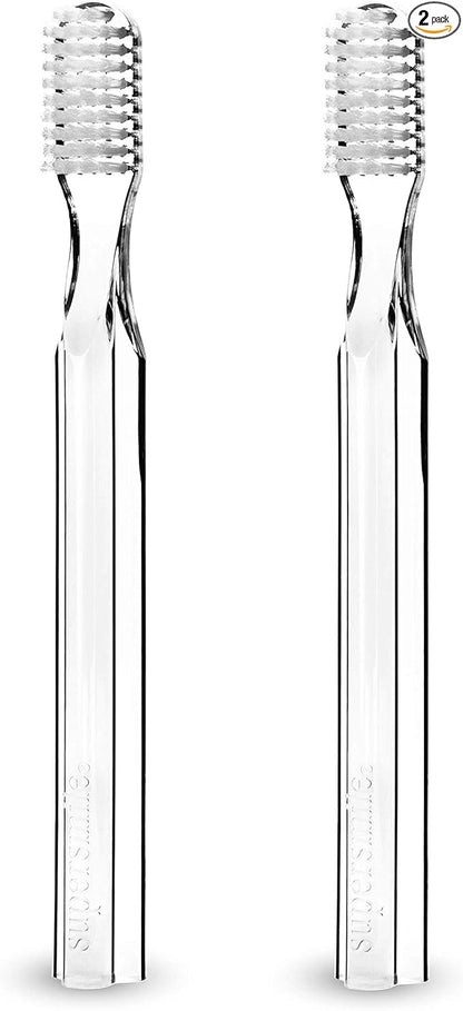 Supersmile New Generation 45° Patented Toothbrush, Clear, 2 Count