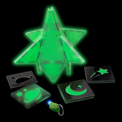 MAGNA-TILES Glow 16-Piece Magnetic Construction Set, The ORIGINAL Magnetic Building Brand