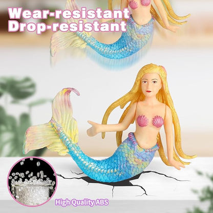 BESTYMXY Mermaid Toys Painting Kit, Mermaid Paint Kit, Kids Art Set, DIY Mermaid Paint Arts & Crafts Set, Mermaid Toys for Girls