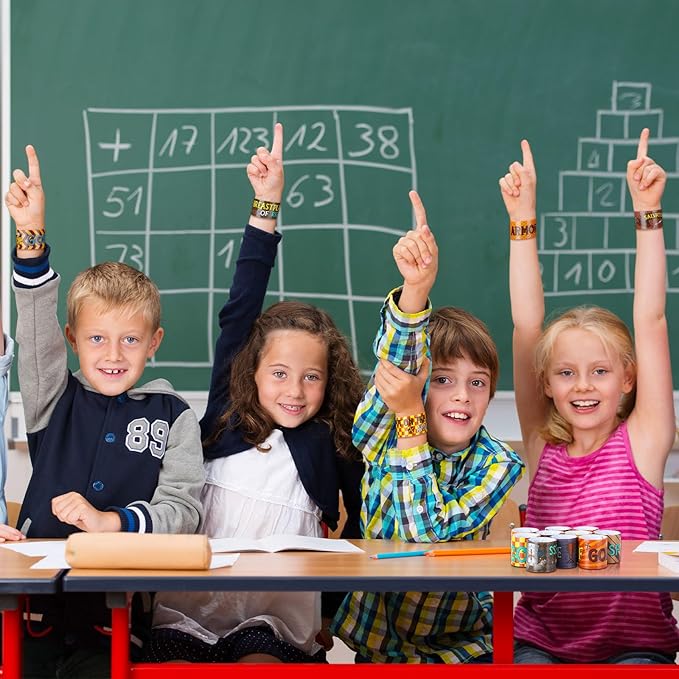 Frienda 40 Pcs Knight Slap Bracelets for Kids Bulk Medieval Theme Party Favors Slap Bracelets Armor of God Christian Bible Verse Religious Wristbands for Sunday School Supplies Classroom Rewards