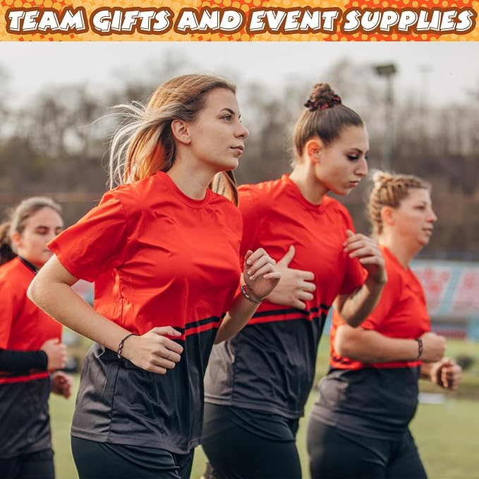 86 Pcs Football Party Favors 50 Sheets Football Stickers 12 Sports Stress Ball Mini Foam Football Ball, 12 Football Charm Bracelets, 12 Football Scrunchie Sports Valentines Football Gifts Supplies