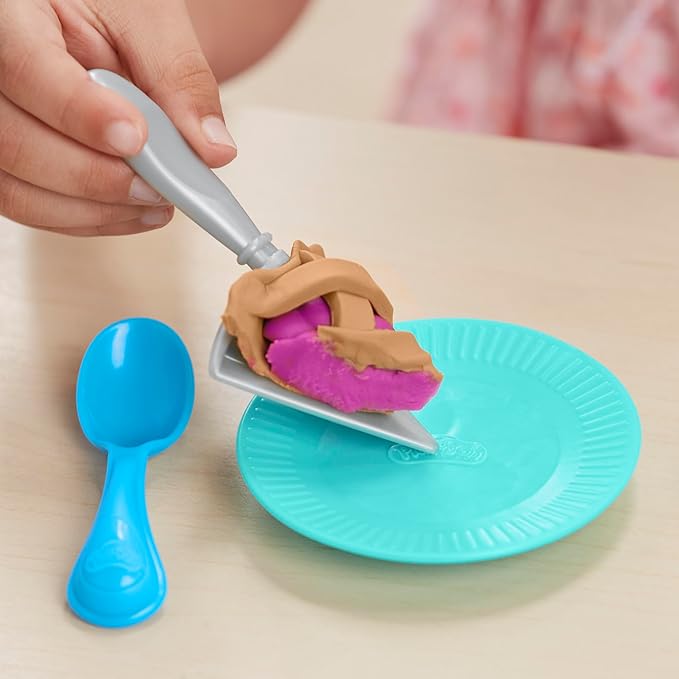 Play-Doh Farmer's Market Kitchen Playset, 28 Play Food Accessories & Tools, 11 Colors, Back to School Classroom Supplies, Preschool Toys, Ages 3+ (Amazon Exclusive)