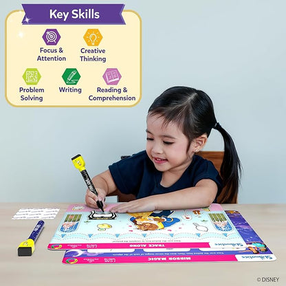 Skillmatics I Can Write Disney Princess - Reusable Preschool Learning Activities, Educational Toys & Games, Handwriting Aids, Back to School Supplies, Gift for Students, Kids, Toddlers Ages 3, 4, 5, 6