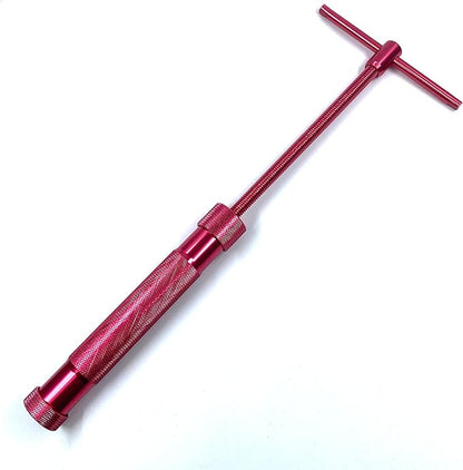 HEVERP Stainless Steel Clay Extruders Sugar Paste Extruder Cake Fondant Decorating Tool Set (Red)