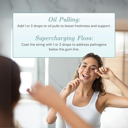 OraWellness Healthy Mouth Blend Organic Toothpaste & Mouthwash Alternative Tooth Oil, Natural Mouth Rinse for Healthy Teeth & Gums for Women, Men and Kids, Pack of 3