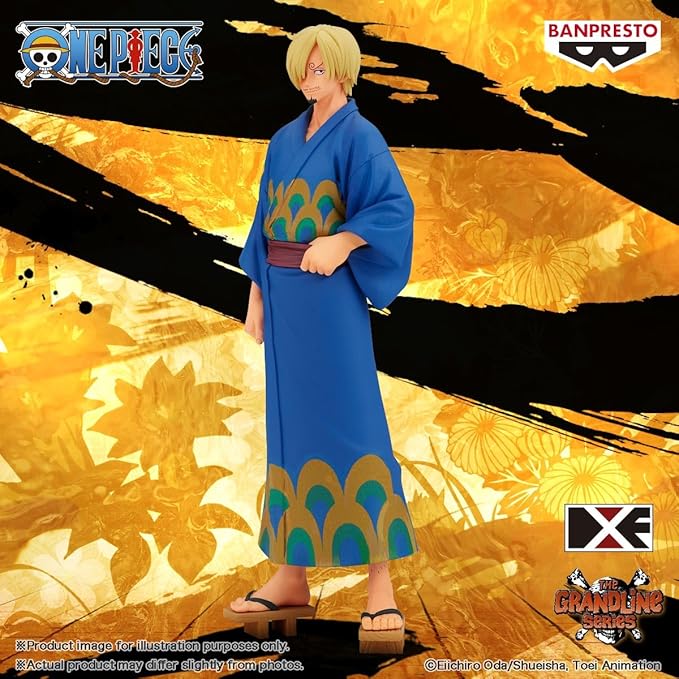 Banpresto - One Piece - Wanokuni Sanji (Yukata Ver.), Bandai Spirits DXF ~The Grandline Series~ Figure