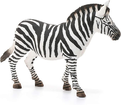 Schleich Wild Life Realistic Female Zebra Figurine - Authentic and Highly Detailed Wild Animal Toy, Durable for Education and Fun Play for Kids, Perfect for Boys and Girls, Ages 3+