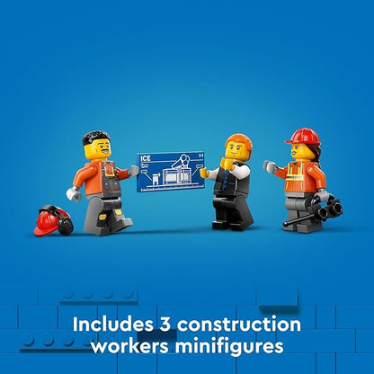 LEGO City Construction Excavator Toy - Building Toys for Boys & Girls, Ages 8+ - Functional Kids Construction Truck W/Minifigures - Gifts for Birthdays & Holidays - 60420