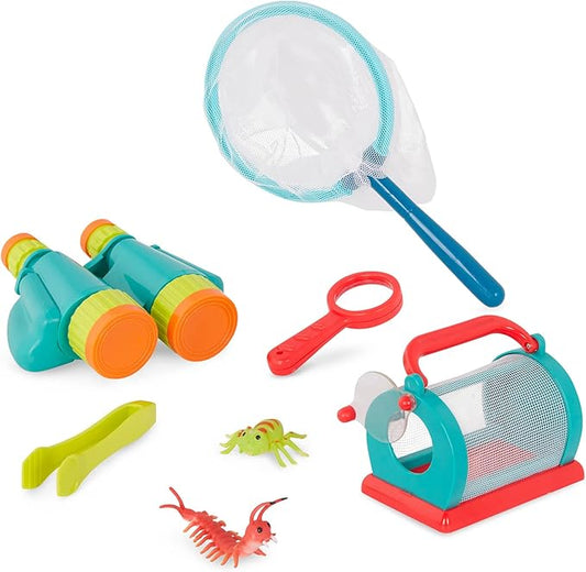B. toys- Kids' Explorer Kit – Outdoor Toys – Insect Net, Binoculars, Magnifier – Bug Catching Set – 4 Years +