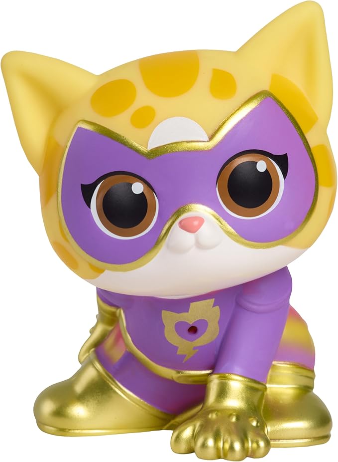 Disney Jr. SuperKitties Water Squirters 4-Pack Set, Bath Toys, Amazon Exclusive, Water Toys for Fans, Girls, Kids, Ages 3 and Up by Just Play, Kids Toys for Ages 3 Up by Just Play