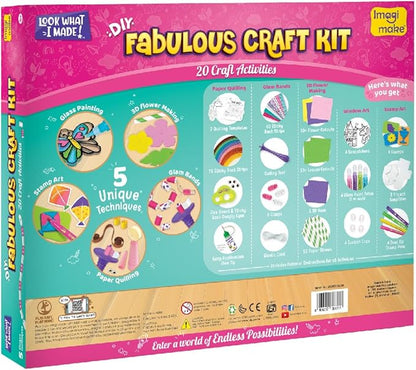 Imagimake Fabulous Craft Kit | Creative Toy and DIY Set for Kids | Arts and Crafts for Kids | Craft Kits for Kids | Gifts for 5 6 7 8 9 10 11 12 Years Old Kids