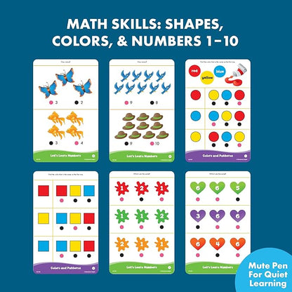 Educational Insights Hot Dots Getting Ready for School - Preschool Learning Activities with Interactive Pen, Preschool Prep and Kindergarten Workbooks, Flash Cards and Learning Books for 3 and Up Year Olds