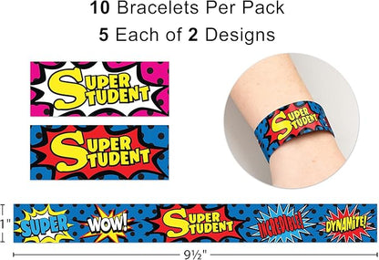 Teacher Created Resources Superhero Super Student Slap Bracelets (20664)