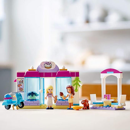 LEGO Friends Heartlake City Bakery 41440 Building Kit; Kids Café Toy Playset Friends Stephanie and Olivia; Collectible Toy, New 2021 (99 Pieces)