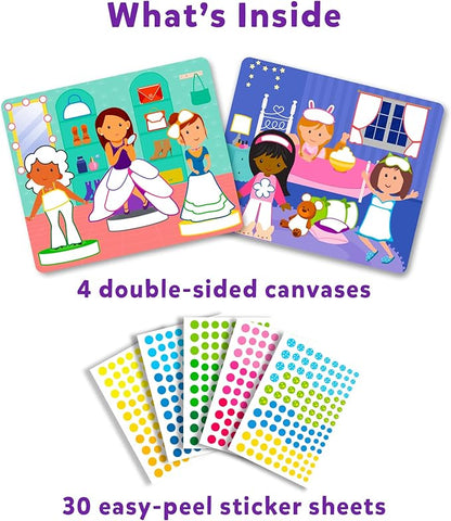 Skillmatics Art Activity - Dot It Dress Up, No Mess Sticker Art for Kids, Scrapbooking, DIY Craft Kits, Gifts for Boys & Girls Ages 3, 4, 5, 6, 7