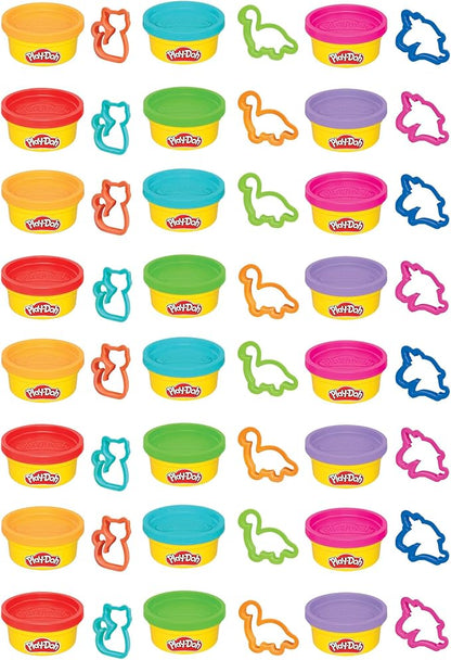 Play-Doh Party Favor Pack, Bulk 24 Pack of Modeling Compound with Cutters, Non-Candy Treat Bag Fillers, Giveaways & Prize Toys for Kids 3 Years & Up (Amazon Exclusive)