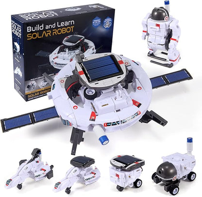 STEM Toys for Kids Ages 8-12, Solar Robot Science Kits Gifts for 8-14 Year Old Teen Boys Girls, 120Pcs Building Experiments for Teenage Ages 9 10 11 13