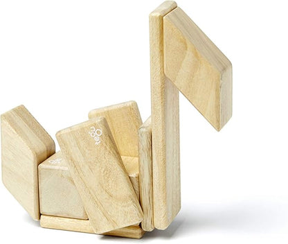 14 Piece Tegu Magnetic Wooden Block Set Natural
