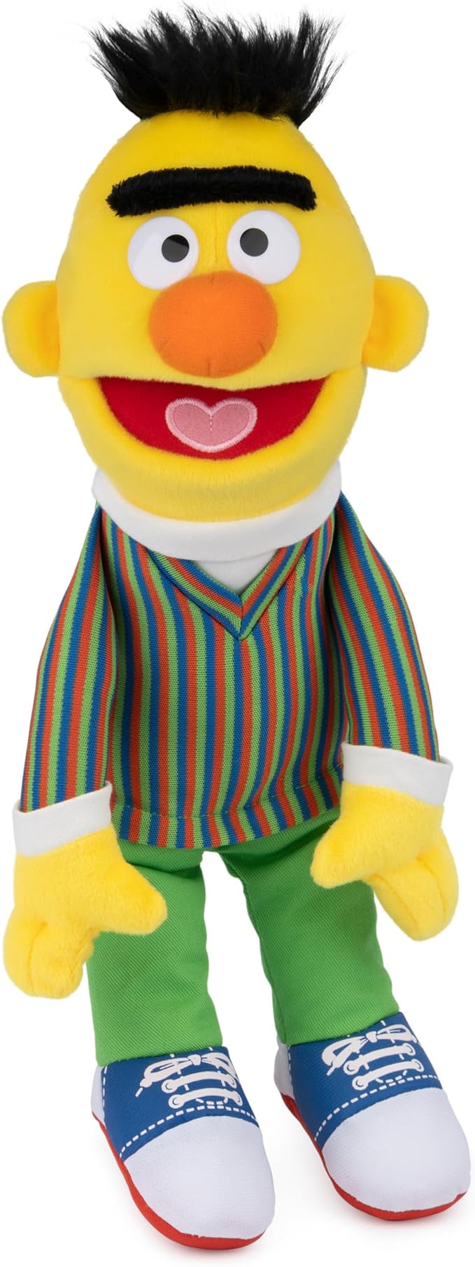 GUND Sesame Street Official Bert Muppet Plush, Premium Plush Toy for Ages 1 & Up, Yellow, 14”