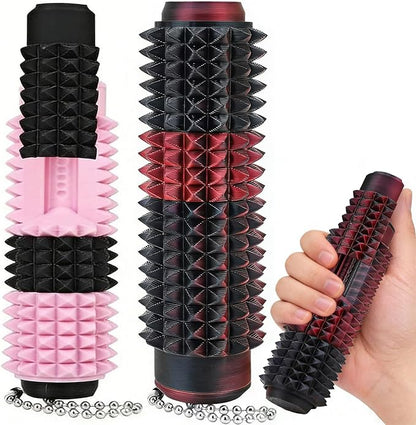 2PCS 5 in 1 Little Ouchies Fidget Toys Adults, Pain Stim Fidgets with Button Clicks Spinners,Sensory Toys for Anxiety Stress Reduction,Portable Stress Relief Spiky Fidget Keychain
