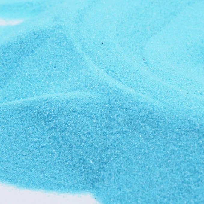 Shiny Stone Colorful Sand,Rainbow Sand,Art Sand,Colored Sand,Craft Sand,Decorative Wedding Vibrant Sand, 40 Colors 250g/0.55lb/8.81oz