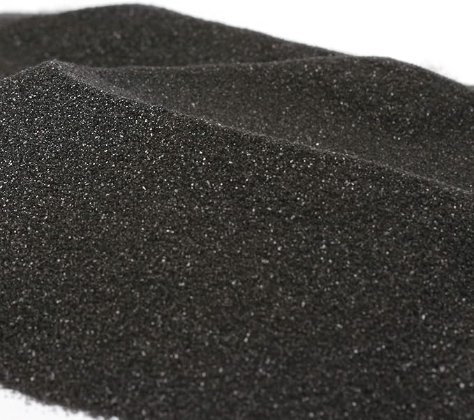 Shiny Stone Colorful Sand,Rainbow Sand,Art Sand,Colored Sand,Craft Sand,Decorative Wedding Vibrant Sand, 40 Colors 250g/0.55lb/8.81oz for Kids Creativity Wedding Succulent Terrarium Vase (Black)