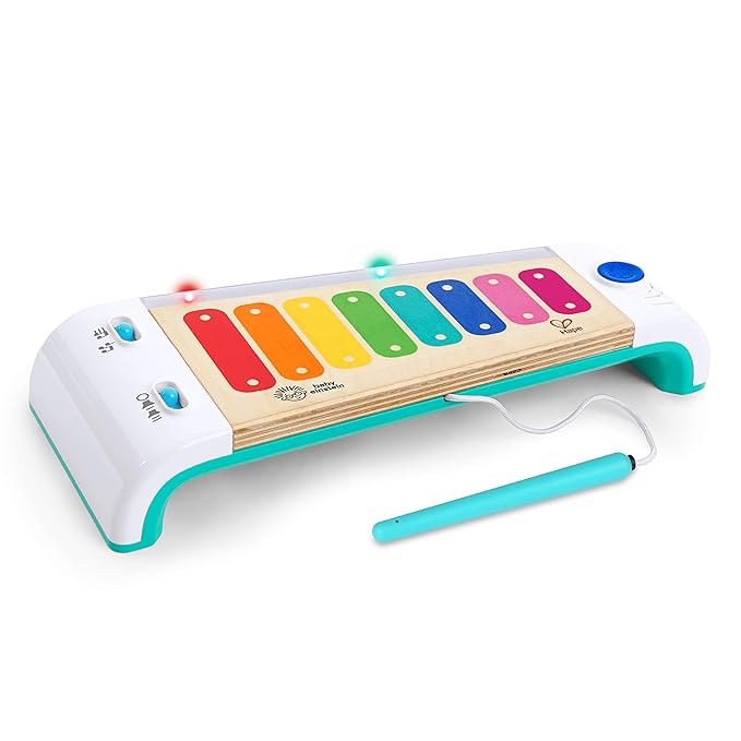 Baby Einstein Magic Touch Xylophone Wooden Musical Toy with Lights, Ages 12 Months +