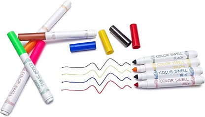 Color Swell Washable Bulk Markers 72 Packs 8 Count Vibrant Colors 288 Total Markers Bulk Perfect for Teachers, Kids and Classrooms
