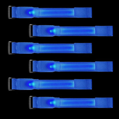 8pcs LED Light Up Bracelets Glow Flashing Wristbands Glow in The Dark Party Supplies for Wedding, Raves, Concert, Camping,Sporting Events, Party