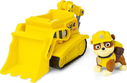 Paw Patrol, Rubble’s Bulldozer, Toy Vehicle with Collectible Action Figure, Sustainably Minded Kids Toys for Boys & Girls Ages 3 and Up