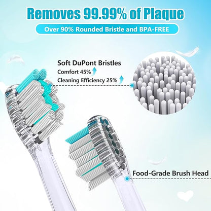 Kids Electric Toothbrush Toddler Toothbrush Age 2-4-8-12 Electric Toothbrush Kids with Timer Rainbow LED Light Up Vibrating Toothbrush Battery Operated Childrens Sonic Tooth Brush (Blue Giraffe)