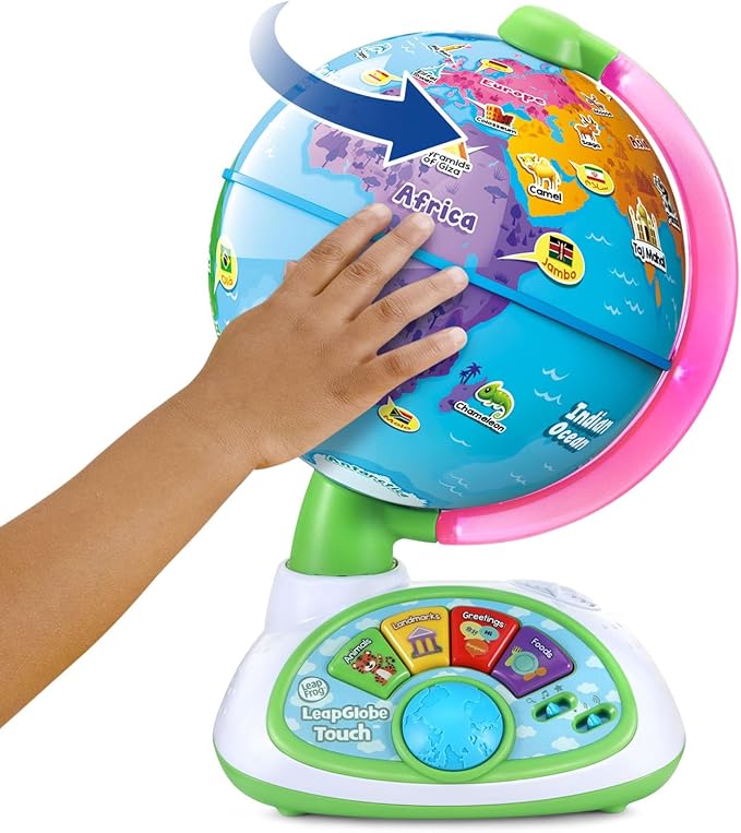 LeapFrog LeapGlobe Touch Interactive Globe for Kids Ages 3 and up