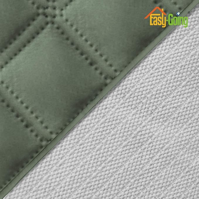 Easy-Going Sofa Slipcover Chair Cover Waterproof Couch Cover Washable Sofa Cover Non-Slip Fabric Furniture Protector with Pocket for Pets Covers Pets Kids Children Dog Cat (Chair, Greyish Green)