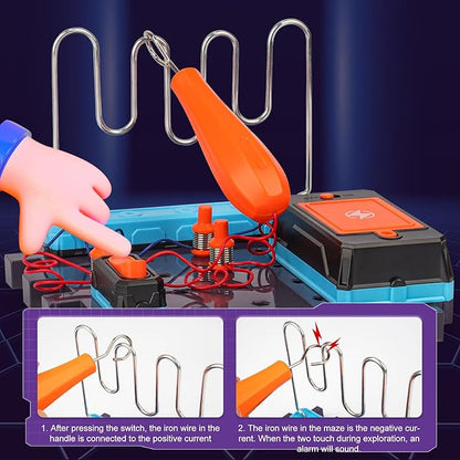 Electronic Kits for Kids, Circuits Jr. Electronics Exploration Kit, STEM Circuits for Kids 8-12, Electrical Circuit Board Engineering Kit, Suitable as an Educational Gift for Kids 8-12