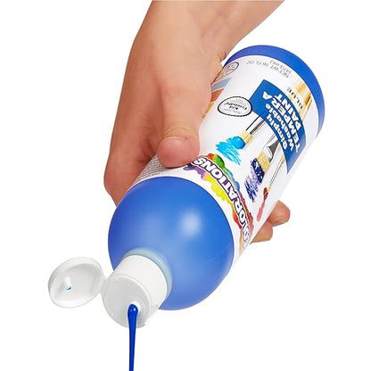 Colorations Washable Tempera Paint, 16 fl oz, Fluorescent Green, Neon, Non Toxic, Vibrant, Bold, Bright, Kids Paint, Craft, Hobby, Fun, Art Supplies FSWTGR