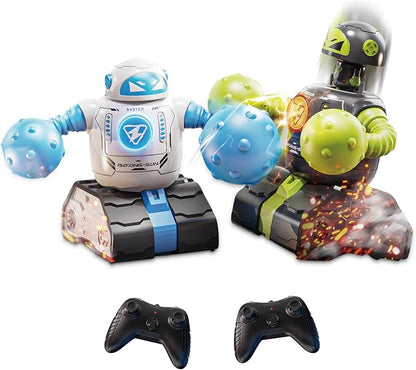 cxjoigxi Remote Control Fighting Robots Game Set of 2, RC Ejecting Battle Bots Toys with Light & Sound, Fun Electronic Battle Robots Toy, Christmas Birthday Gifts for Kids Boys Age 5 6 7 8 9 10