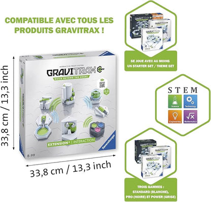 Ravensburger GraviTrax Power Extension Interaction | STEM and Construction Toy | Marble Run and Maze Game | Interactive Track System | Kids Age 8 and Up