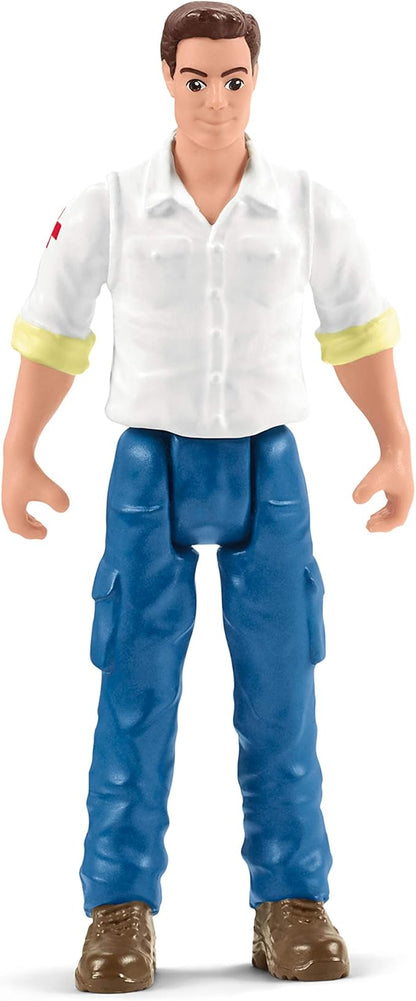 Schleich Vet Visit to the Farm Farm World 12-Piece Veterinarian and Truck Toy Set with Animal Toys for Kids Ages 3-8