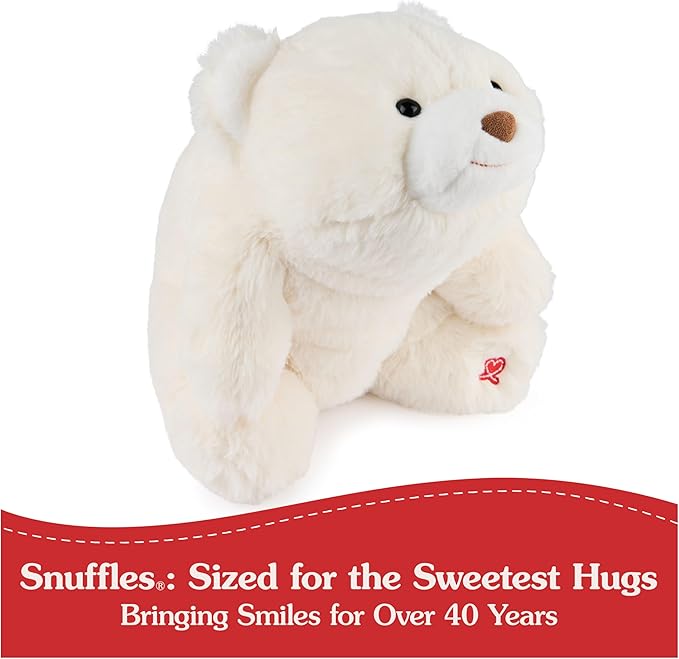 GUND Original Snuffles Teddy Bear, Premium Stuffed Animal for Ages 1 and Up, White, 10”