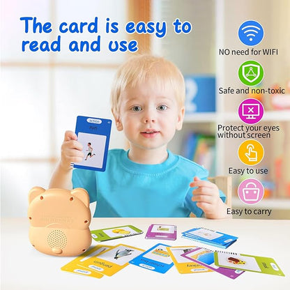 Talking Flash Cards Toddler Toys,Kids Toddler Flash Cards with 224/510 Sight Words,Montessori Toys,Bilingual English-Spanish，Learning Educational Toys for Kids Ages (224-Sight Words)