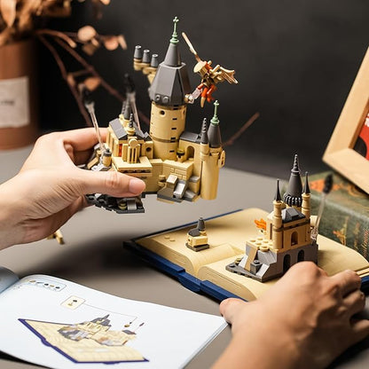 Castle Book Building Set Compatible with Lego for Adults,Medieval Modular House Building Kit for Boys and Girls Christmas,Halloween,Birthday Gifts 727 pcs