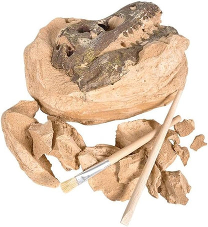 ArtCreativity Dinosaur Excavation Kit for Kids, 5.5” T-Rex Dino Skull Excavating Set with Fossil Digging Tools and Stand, Fun Science Activity Toy, Holiday/Birthday Gift for Boys, Girls, Adults