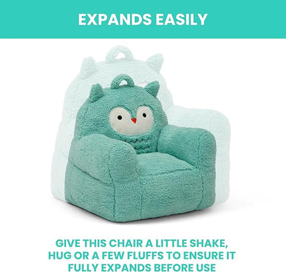 Delta Children Owl Cozee Buddy Chair, Teal